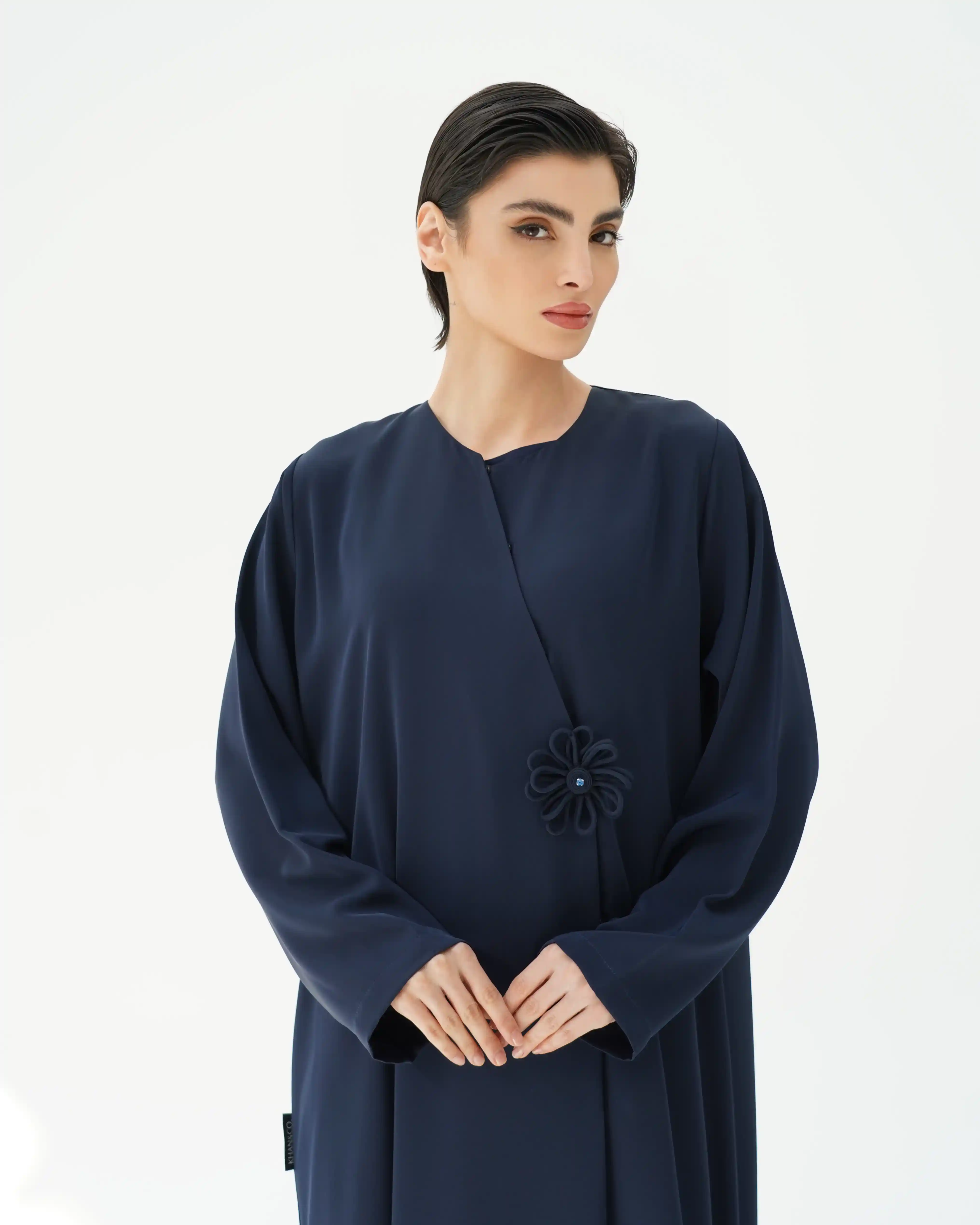 Jalebi Flow Premium Crepe Nave