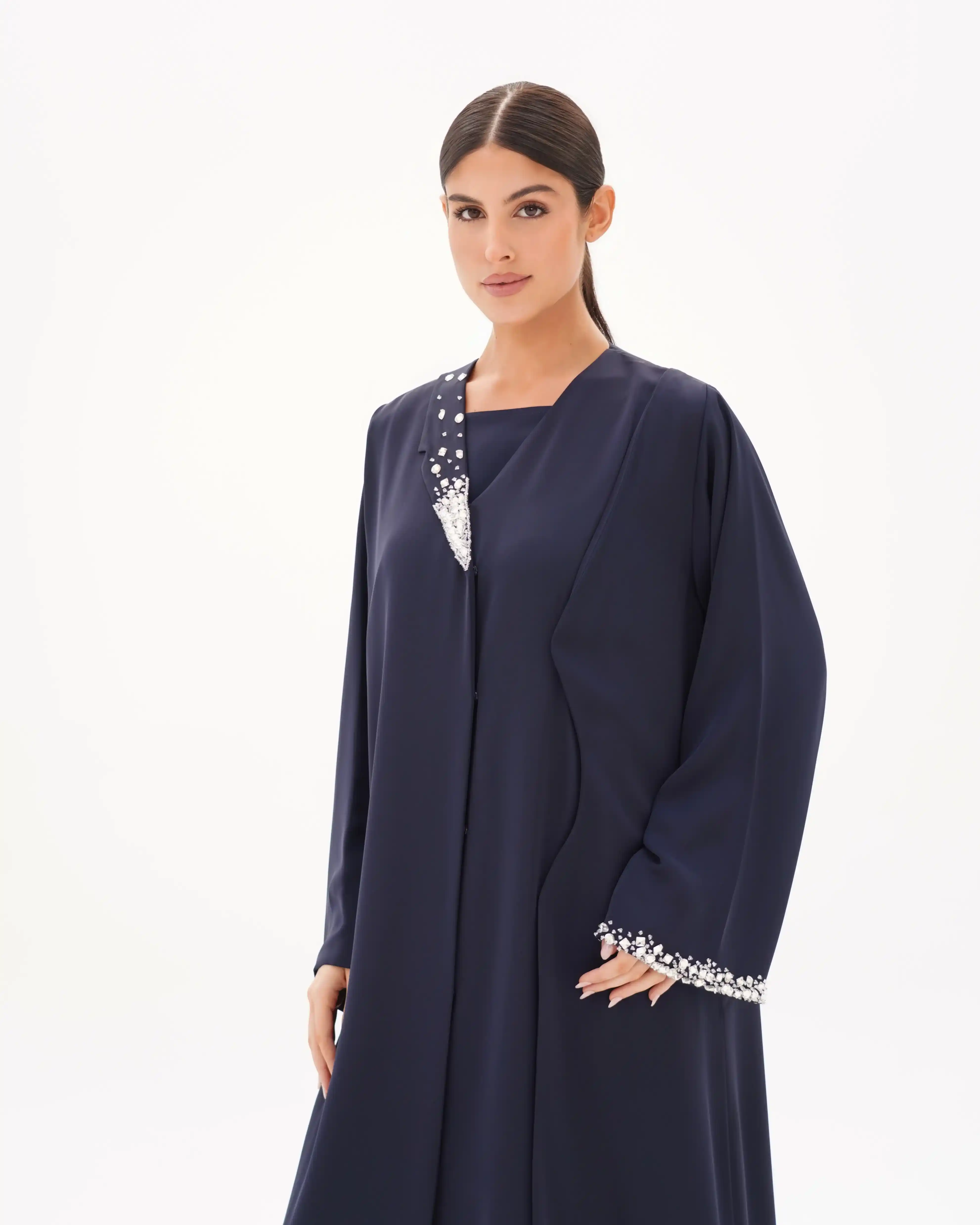 Balance Imbalance silver Premium Crepe Nave