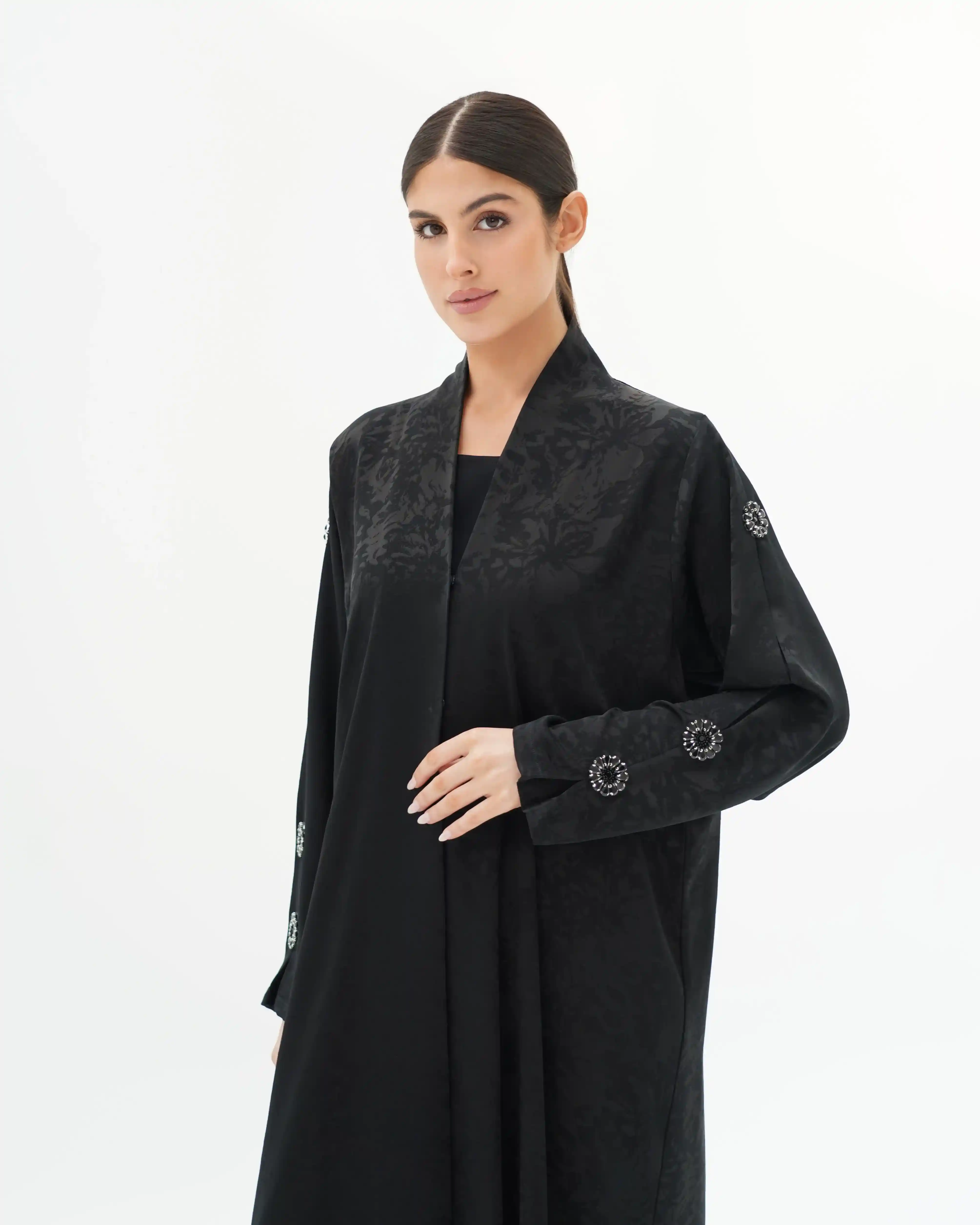 Crystella Essential Jacquard Black