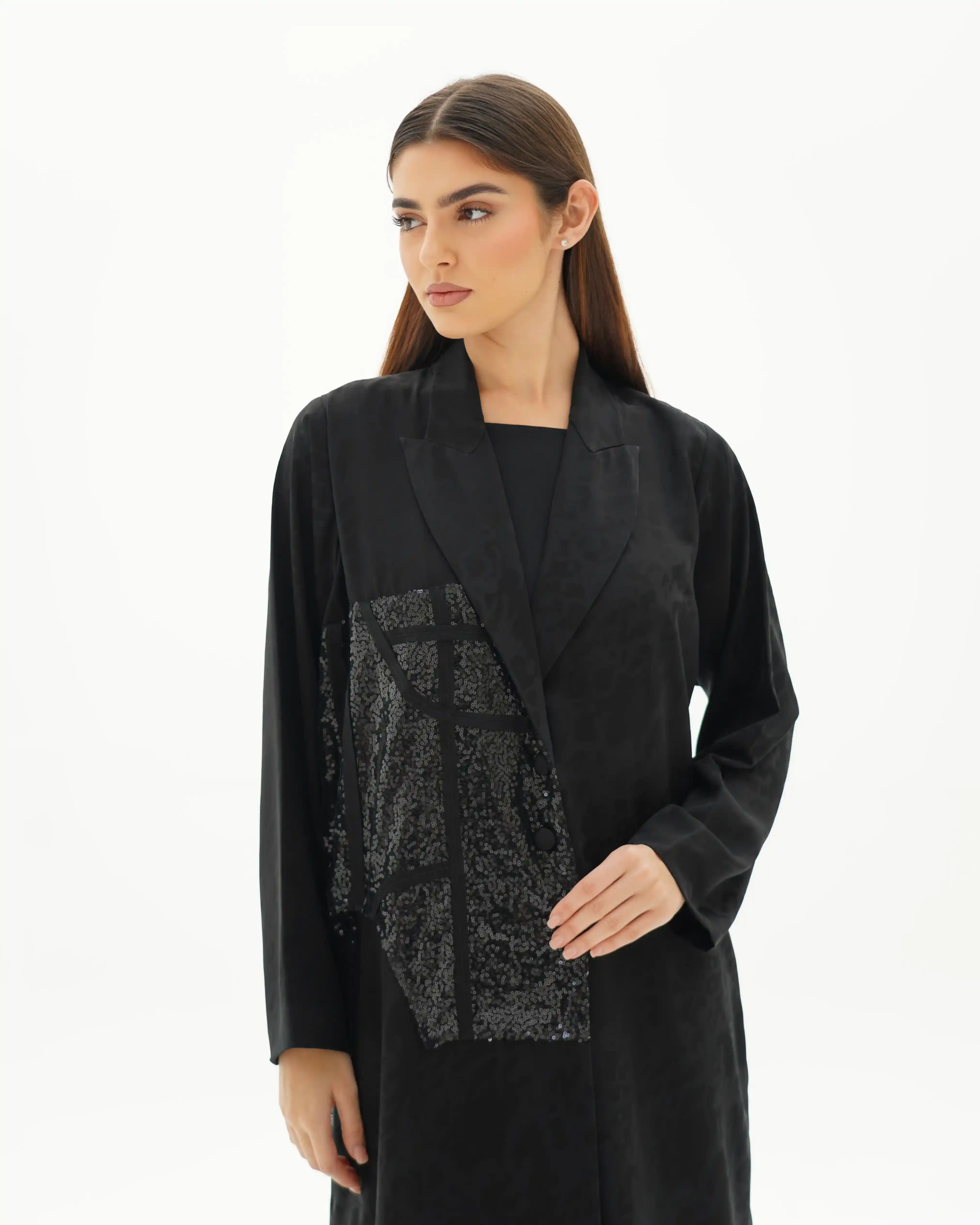 Glamatte Rich Jacquard Black