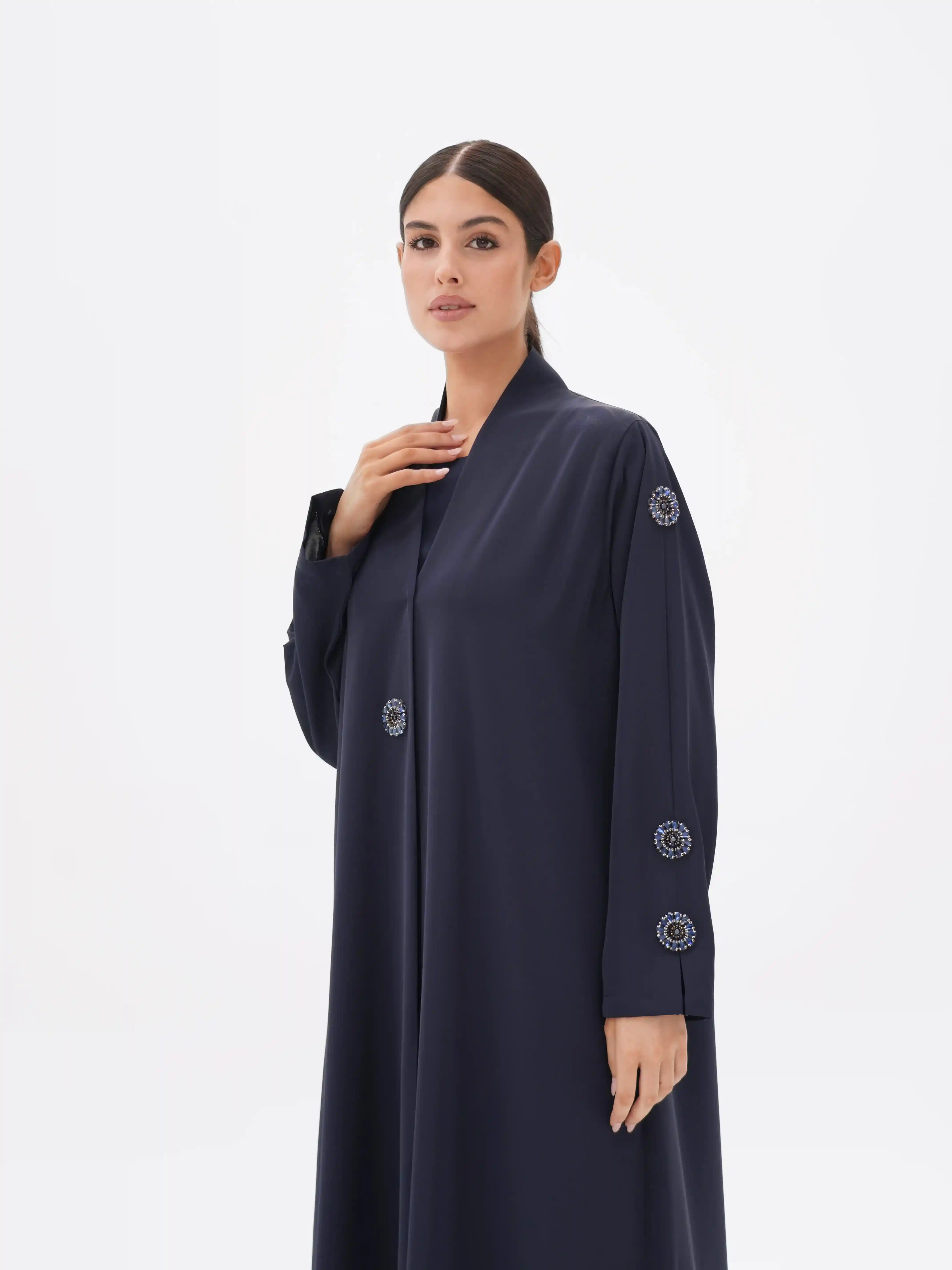 Crystella Premium Crepe Navy