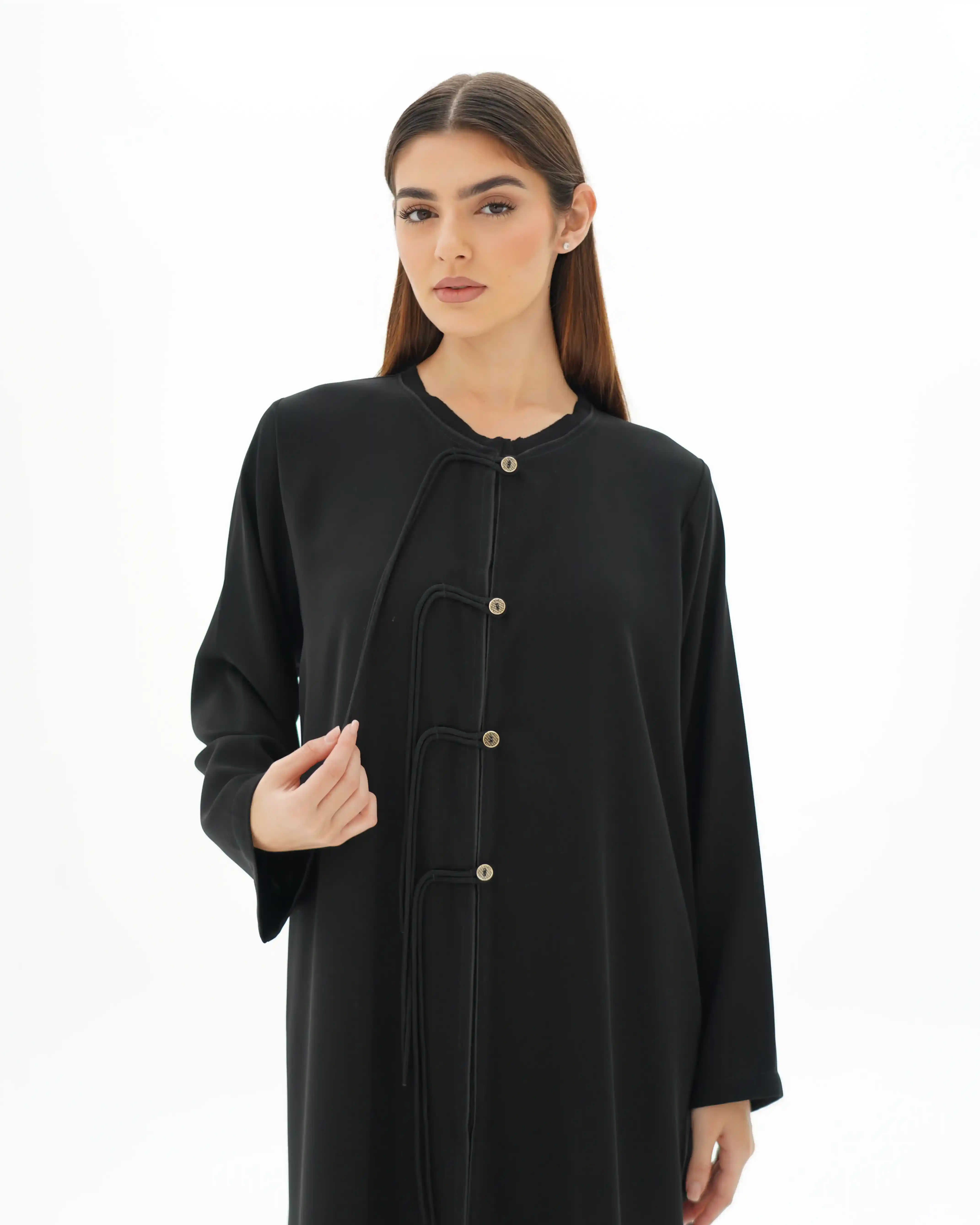 Bottondrop Selective Crepe Black