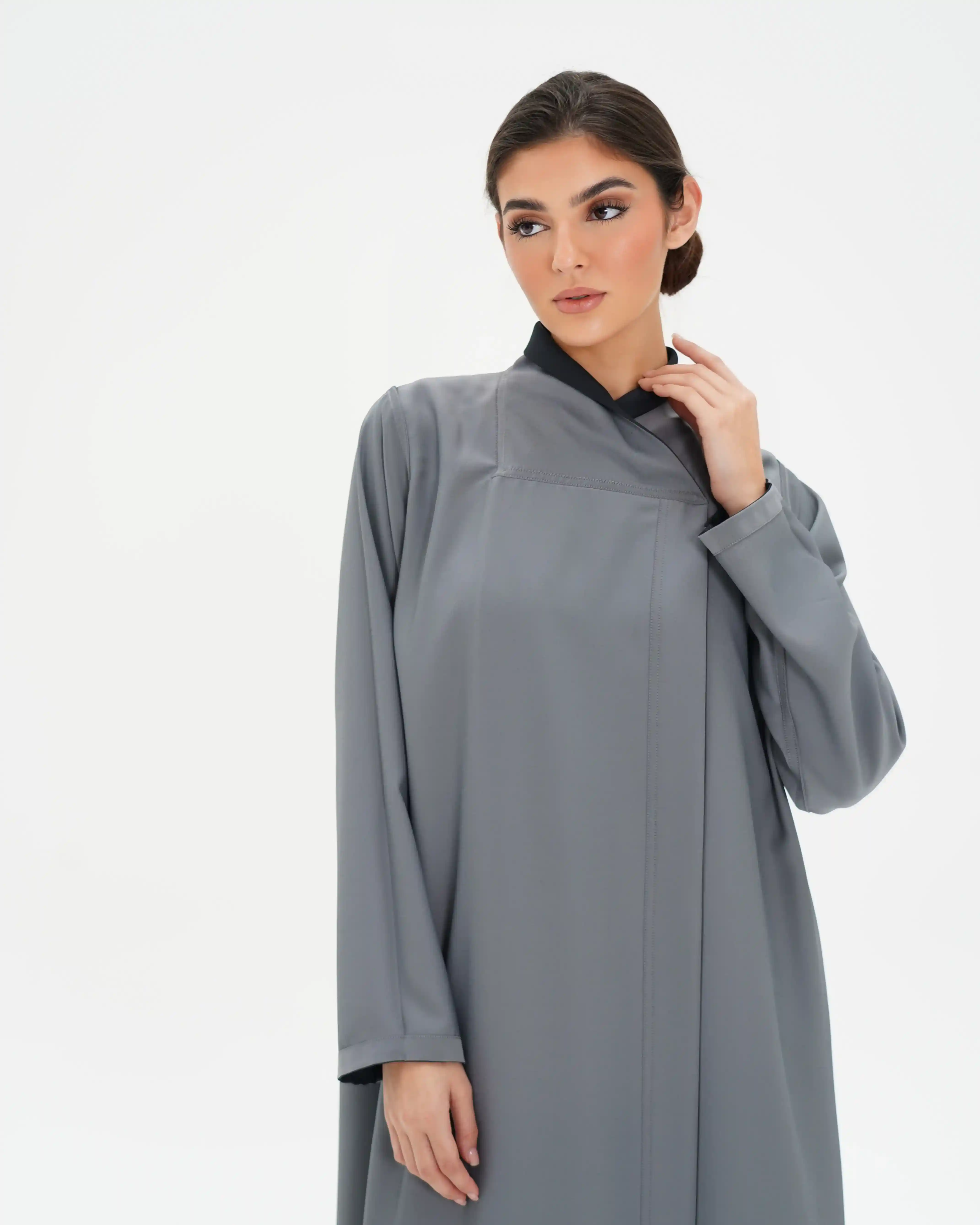 Ego Collar Beads Soft Taffeta BlackGray