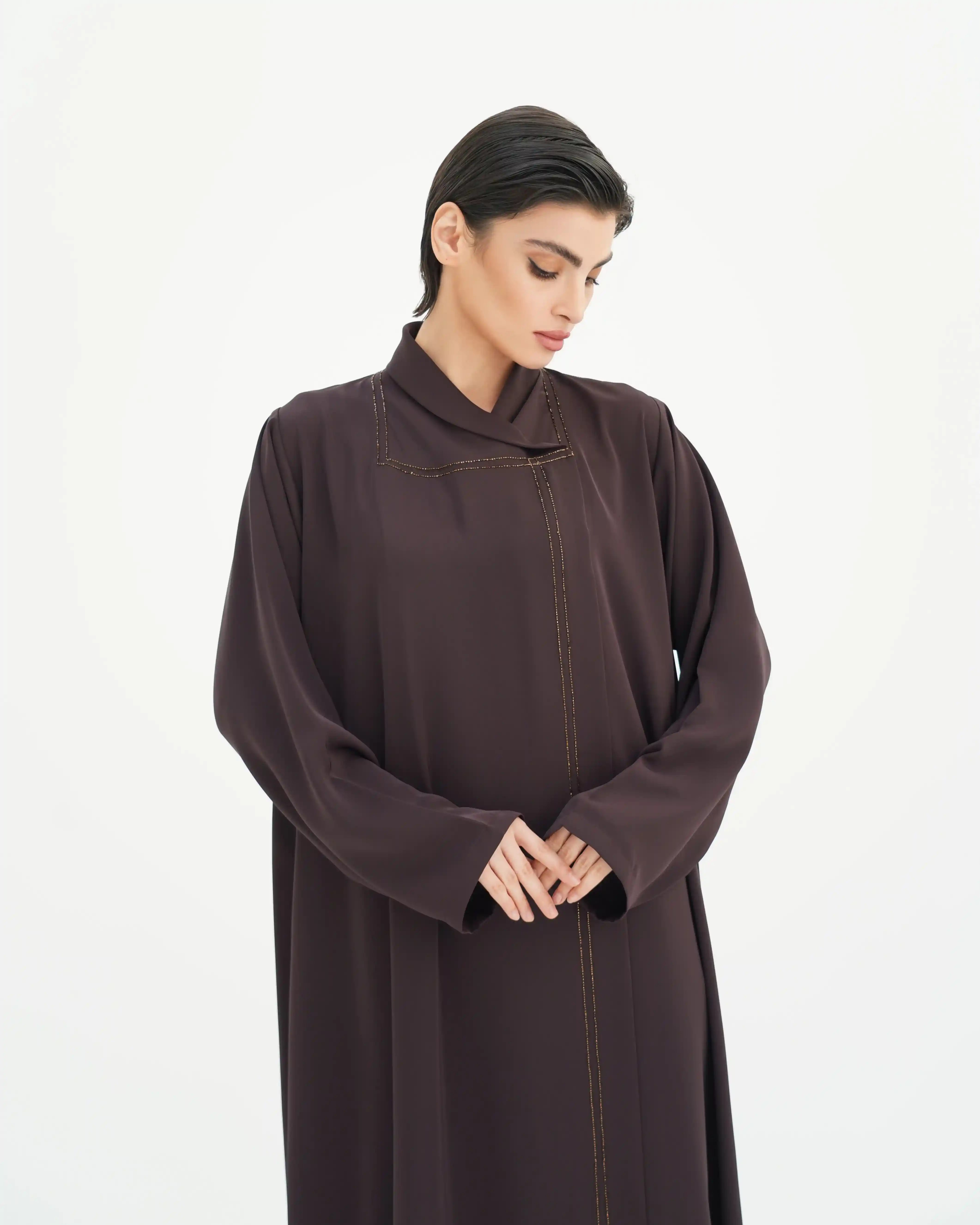 Ego Collar Beads Premium Crepe Brownie