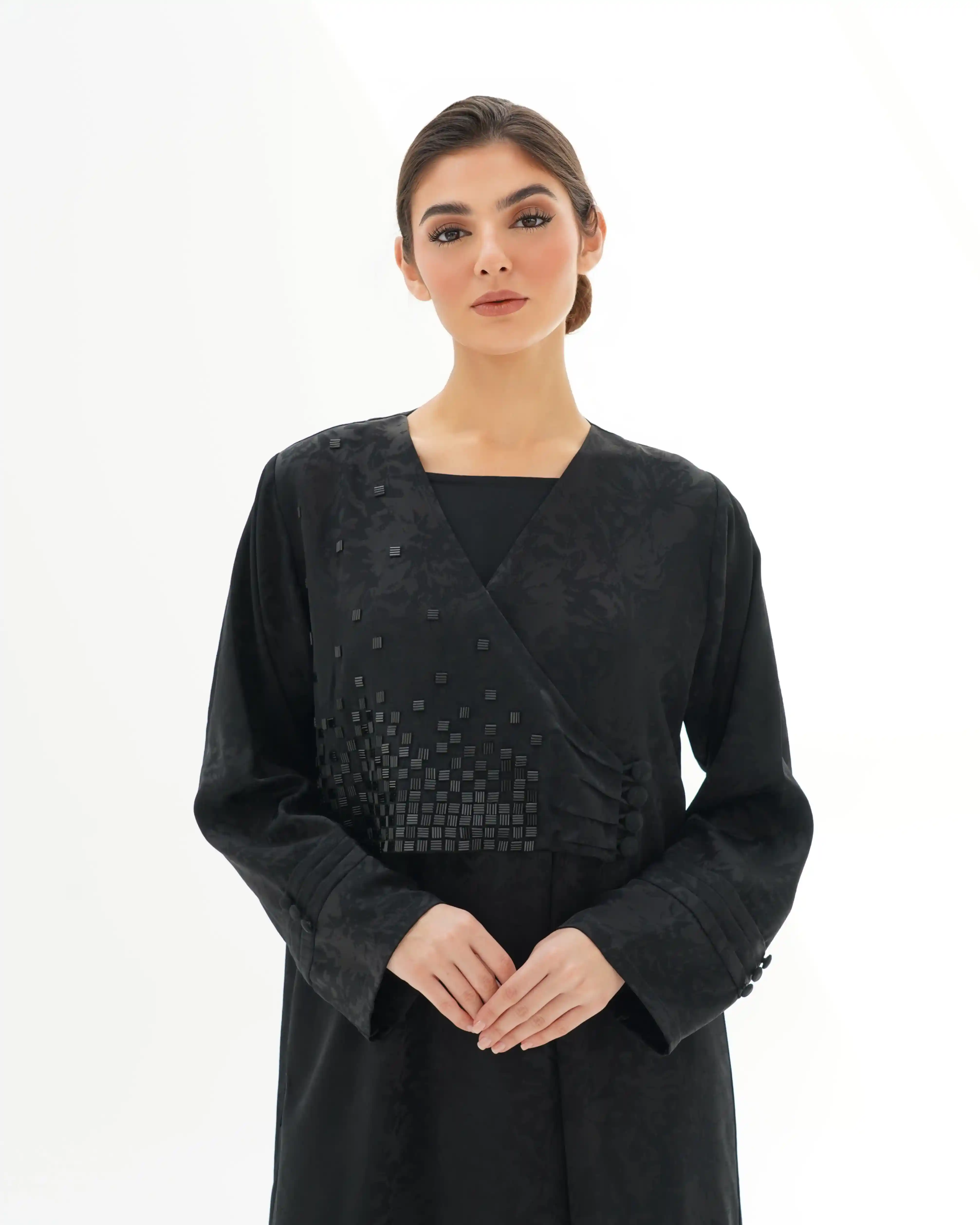 Moon Drop Essential Jacquard Black
