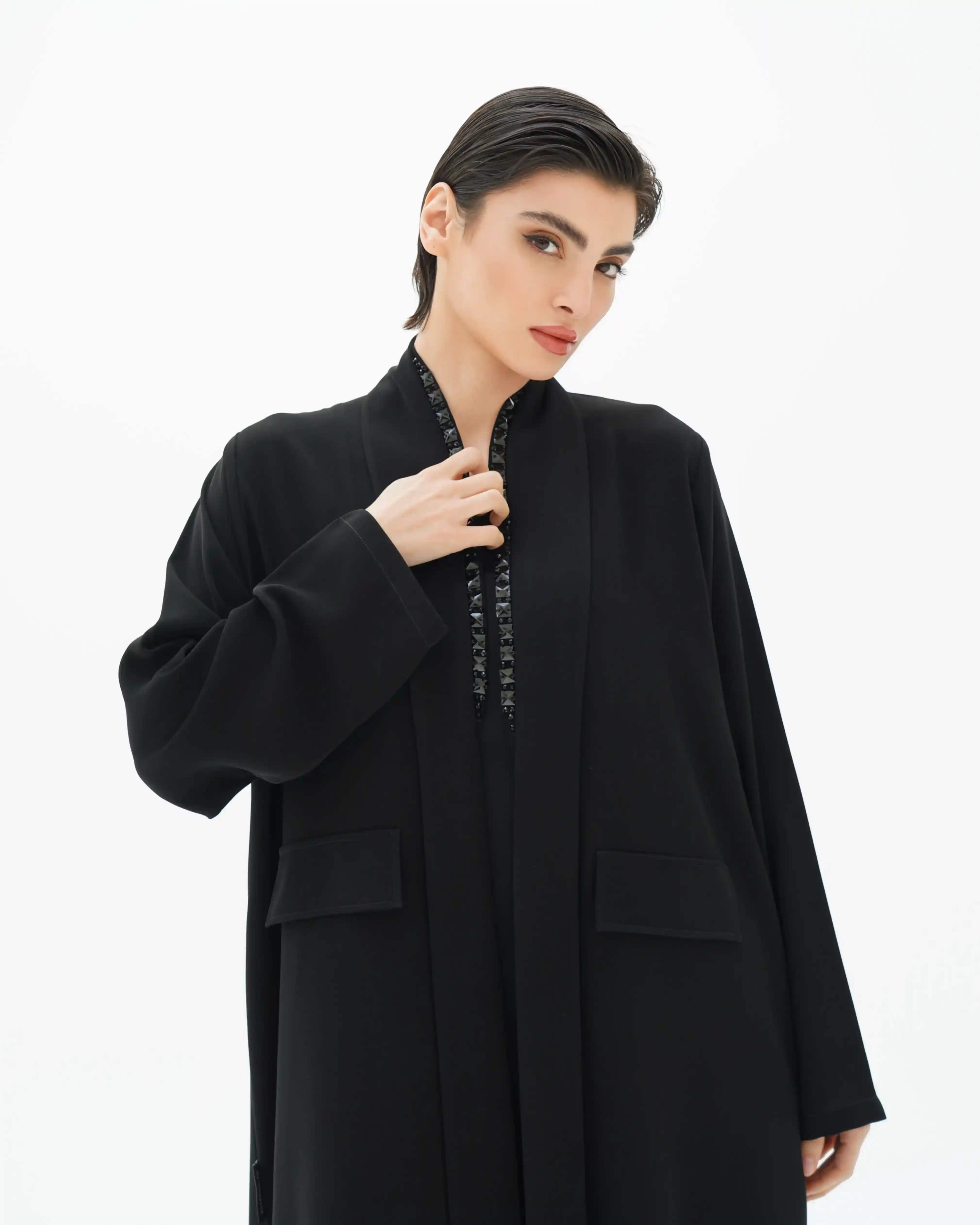 Crystline Selective Crepe Black