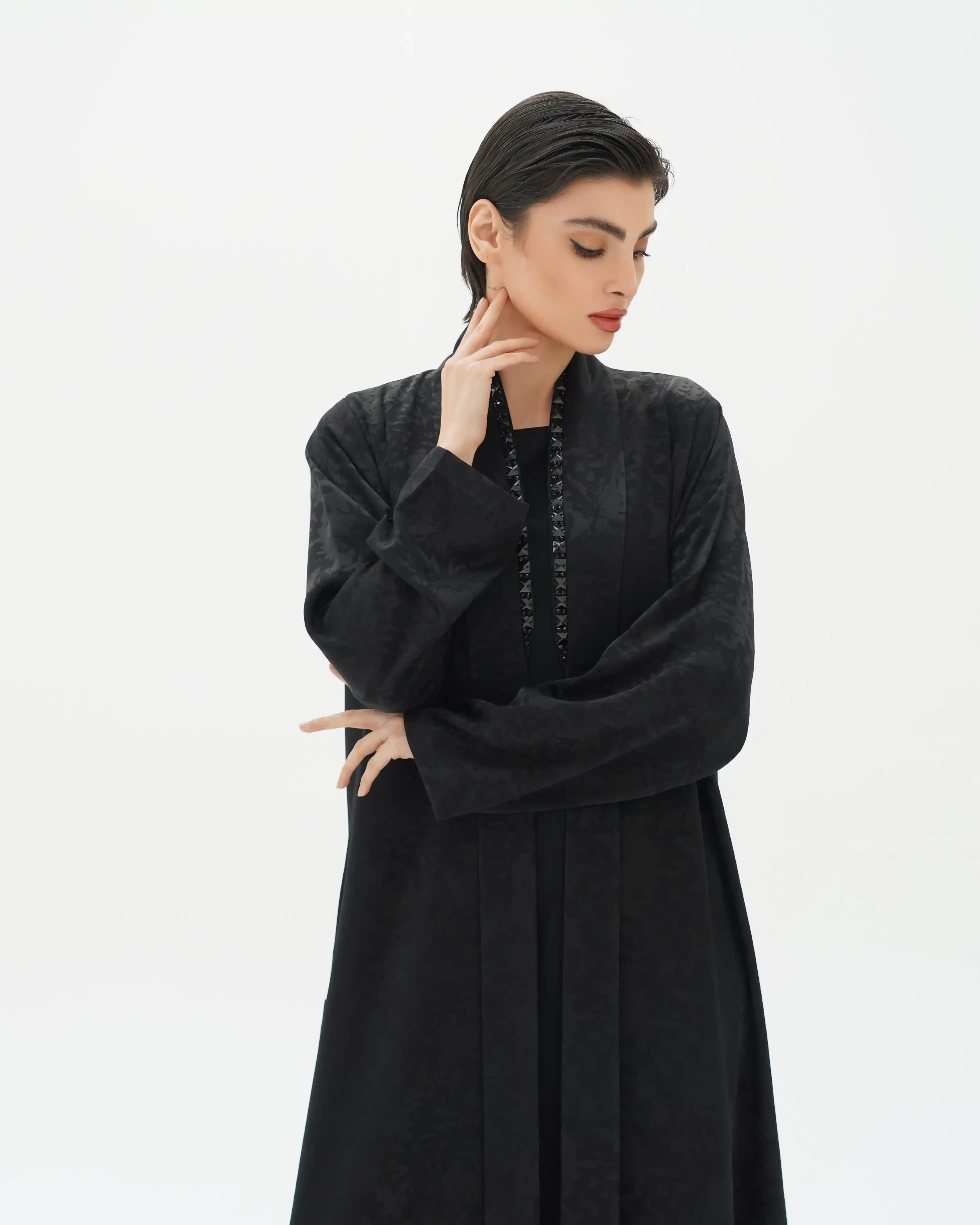 Crystline Essential Jacquard Black