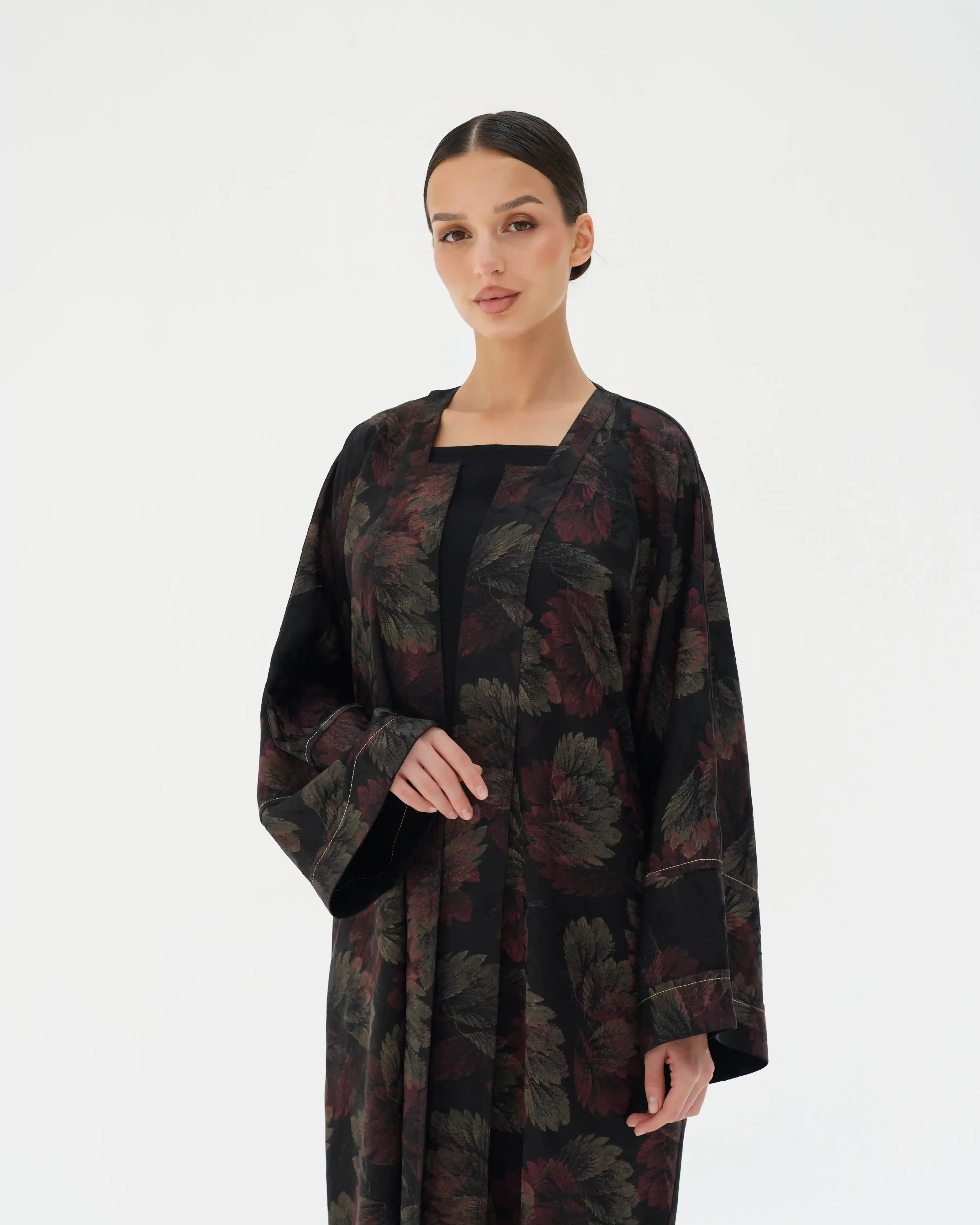 Flipside Brocart Fabric Rosewood